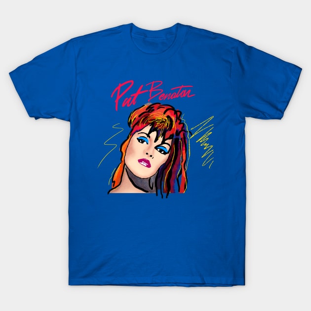 PAT BENATAR 80S RETRO STYLE T-Shirt by DISCO DISCO MX